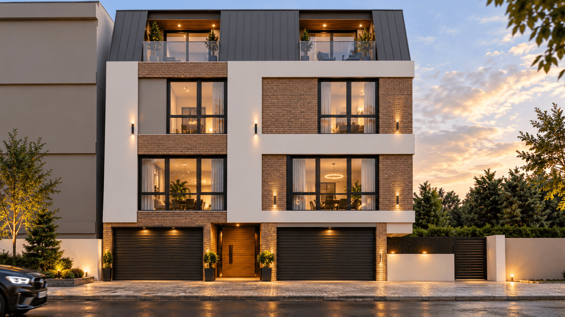 Sümer Mh. Kuruluş Sk. İkiz Tripleks Villa Projesi