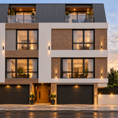 Sümer Mh. Kuruluş Sk. İkiz Tripleks Villa Projesi